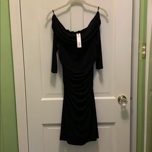 NWT Laundry by Shelli Segal black bodycon dress